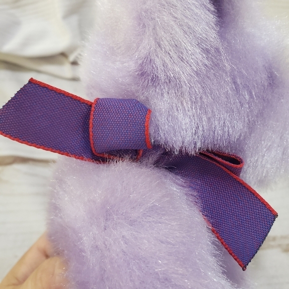 Russ Teddy Bear Aphrodite Purple Love Foot Fuzzy 10 Inch 4968 - Picture 4 of 10